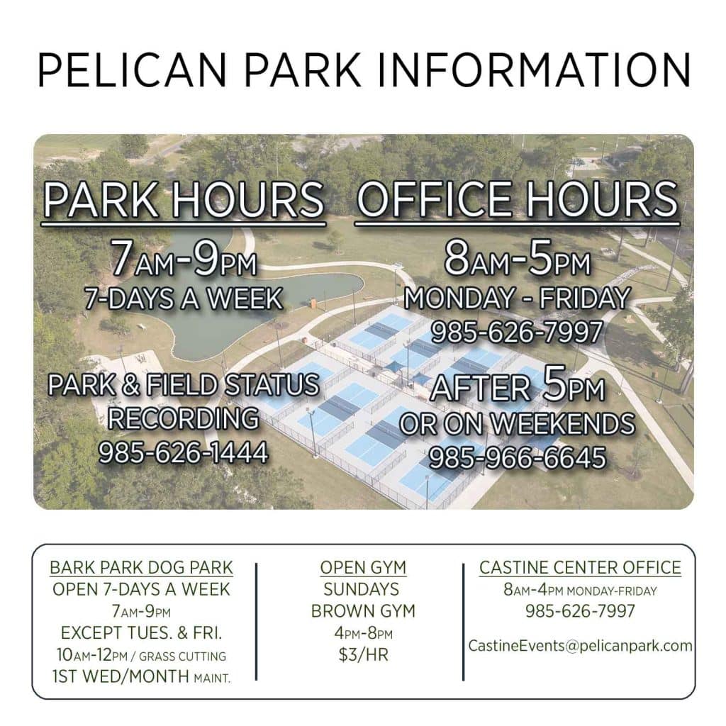 Pelican Park Information